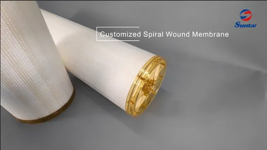 Suntar Spiral Wound Membrane NF Filter Customized